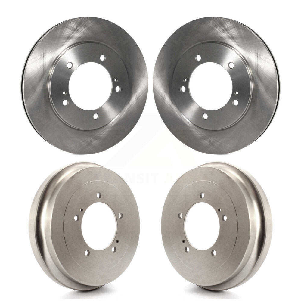 Disc Brake Rotors Drums Kit Front Rear For Suzuki XL-7 Grand Vitara