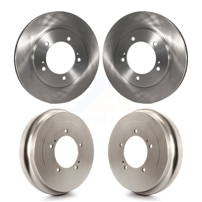 Disc Brake Rotors Drums Kit Front Rear For Suzuki XL-7 Grand Vitara