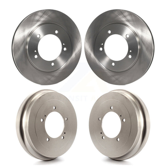 Disc Brake Rotors Drums Kit Front Rear For Suzuki XL-7 Grand Vitara