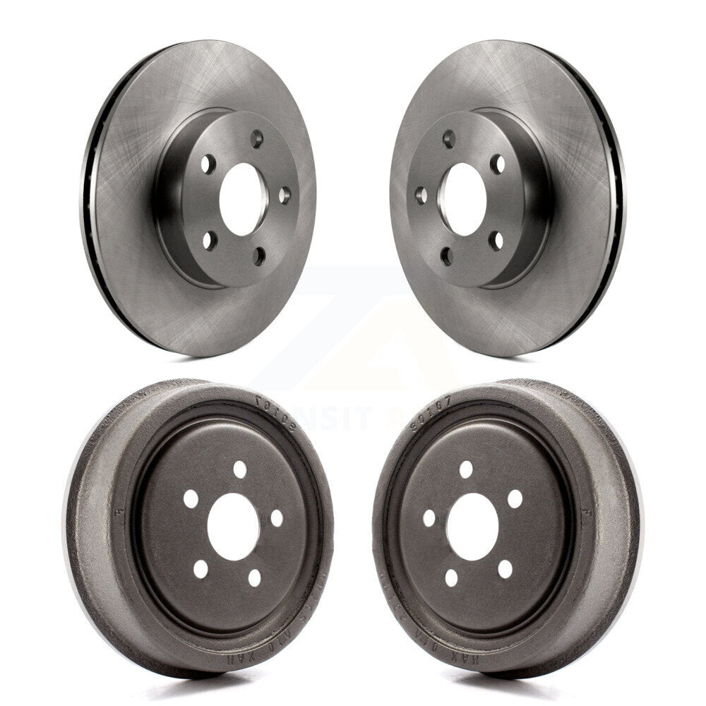 Brake Rotor Drum Front Rear Kit For 2003-2005 Pontiac Sunfire Chevrolet Cavalier