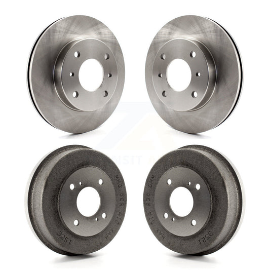 Disc Brake Rotors Drums Kit Front Rear For Nissan Axxess Stanza