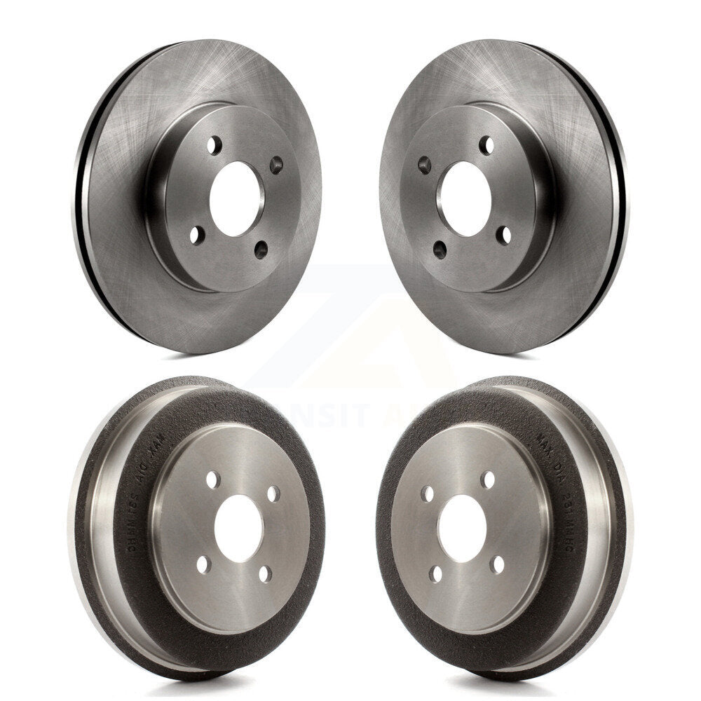 Disc Brake Rotors Drum Front Rear Kit For Chevrolet Cobalt Pontiac Saturn Ion G5