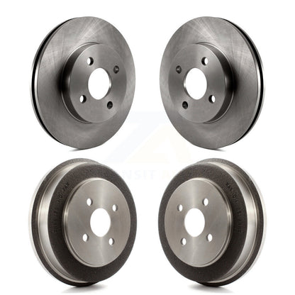 Disc Brake Rotors Drum Front Rear Kit For Chevrolet Cobalt Pontiac Saturn Ion G5