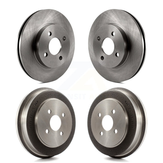 Disc Brake Rotors Drum Front Rear Kit For Chevrolet Cobalt Pontiac Saturn Ion G5