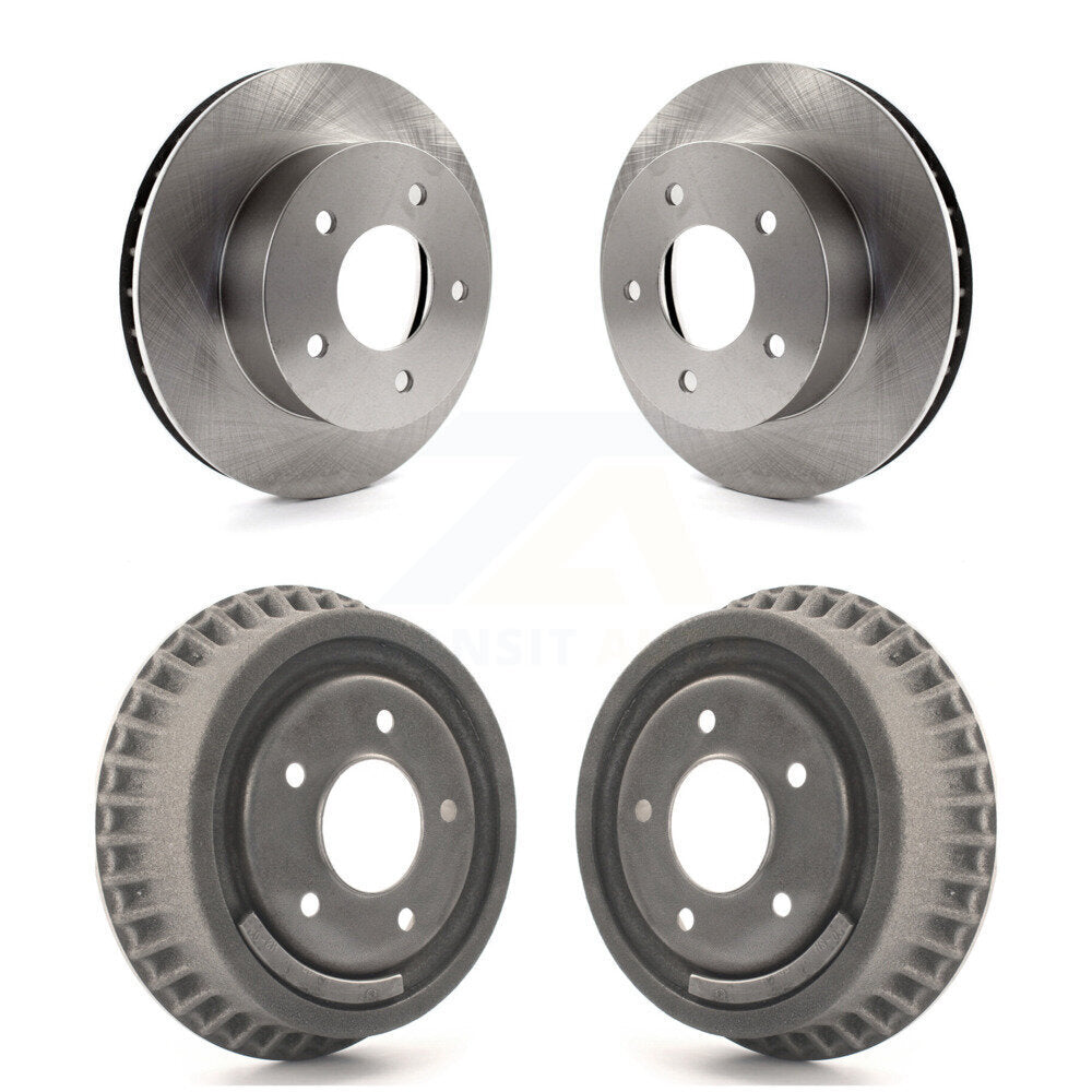 Brake Rotor Drum Kit Front Rear For 1990-2002 Chevrolet Astro GMC Safari AWD