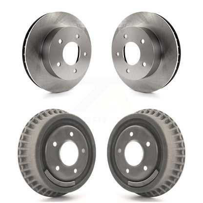 Brake Rotor Drum Kit Front Rear For 1990-2002 Chevrolet Astro GMC Safari AWD