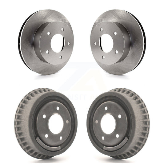Brake Rotor Drum Kit Front Rear For 1990-2002 Chevrolet Astro GMC Safari AWD