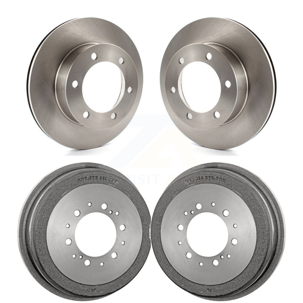 Disc Brake Rotors Drums Kit Front Rear For Toyota 4Runner Tacoma