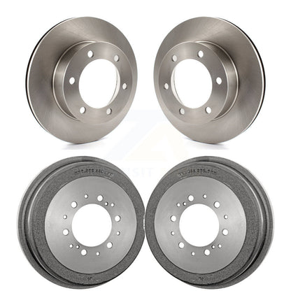 Disc Brake Rotors Drums Kit Front Rear For Toyota 4Runner Tacoma
