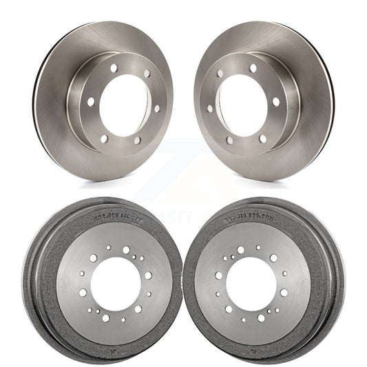 Disc Brake Rotors Drums Kit Front Rear For Toyota 4Runner Tacoma