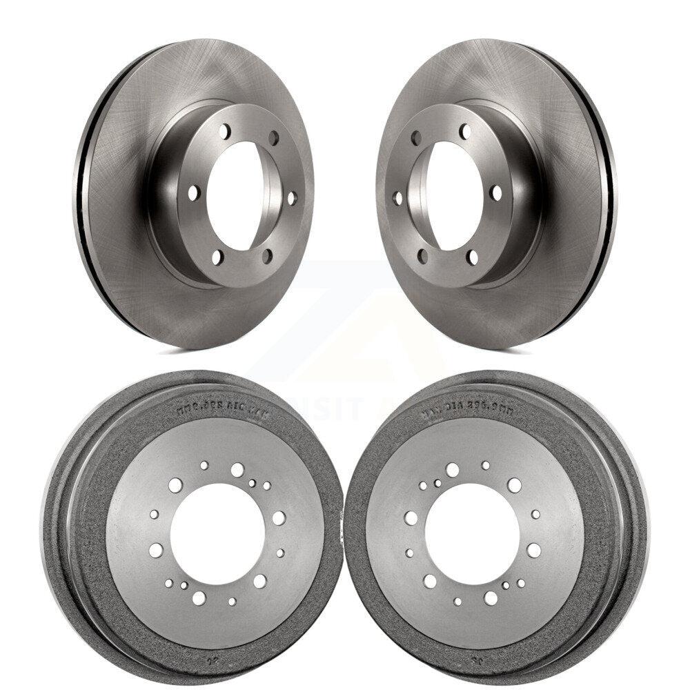 Disc Brake Rotors Drums Kit Front Rear For 2000-2002 Toyota Tundra