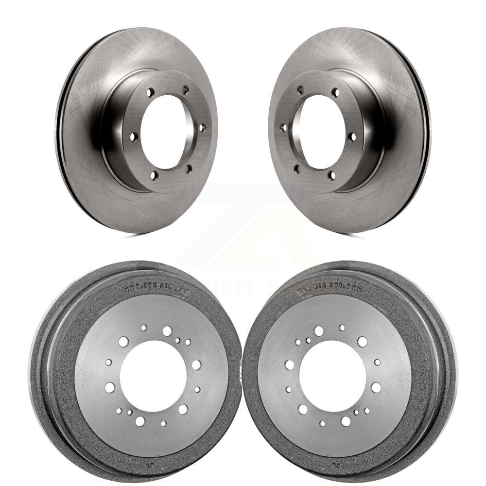 Disc Brake Rotors Drums Kit Front Rear For Toyota Pickup 4Runner