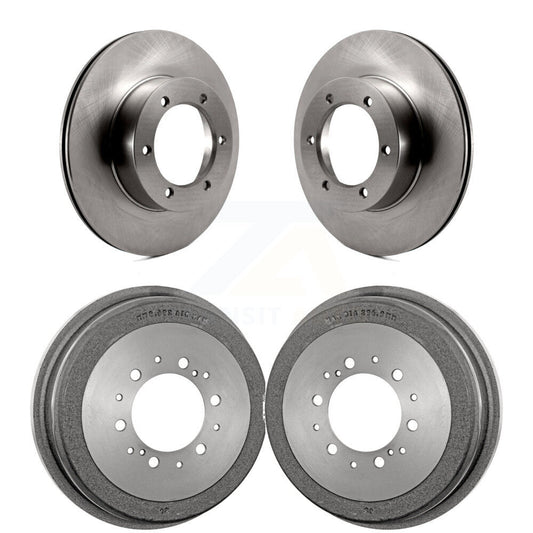 Disc Brake Rotors Drums Kit Front Rear For Toyota Pickup 4Runner