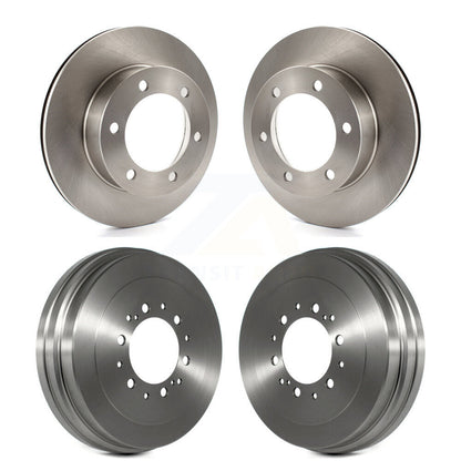 Disc Brake Rotors Drums Kit Front Rear For Toyota Tacoma 4Runner