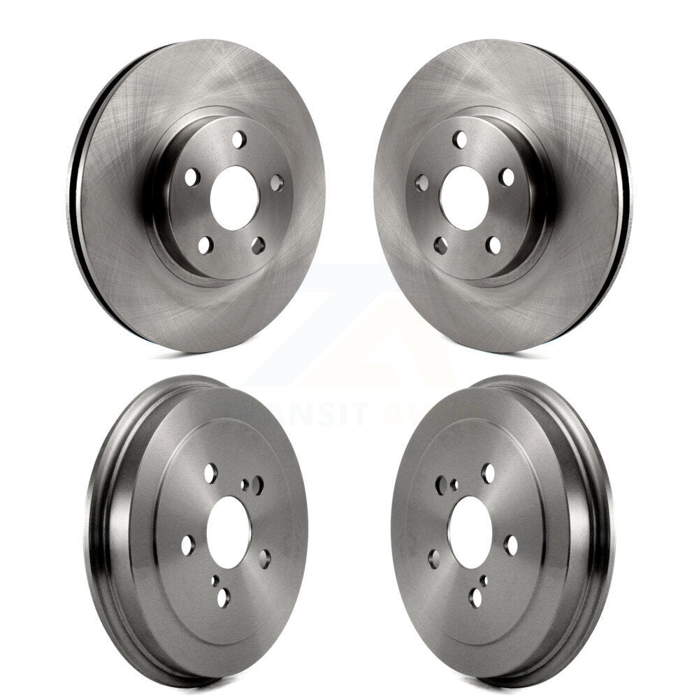 Disc Brake Rotors Drums Kit Front Rear For Toyota Corolla Celica
