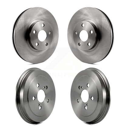 Disc Brake Rotors Drums Kit Front Rear For Toyota Corolla Celica