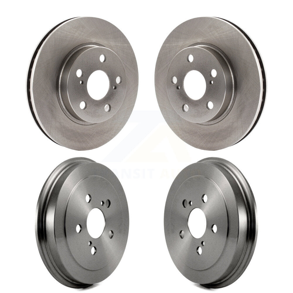 Disc Brake Rotors Drums Kit Front Rear For 2000-2001 Toyota Celica GT