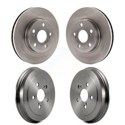 Disc Brake Rotors Drums Kit Front Rear For 2000-2001 Toyota Celica GT