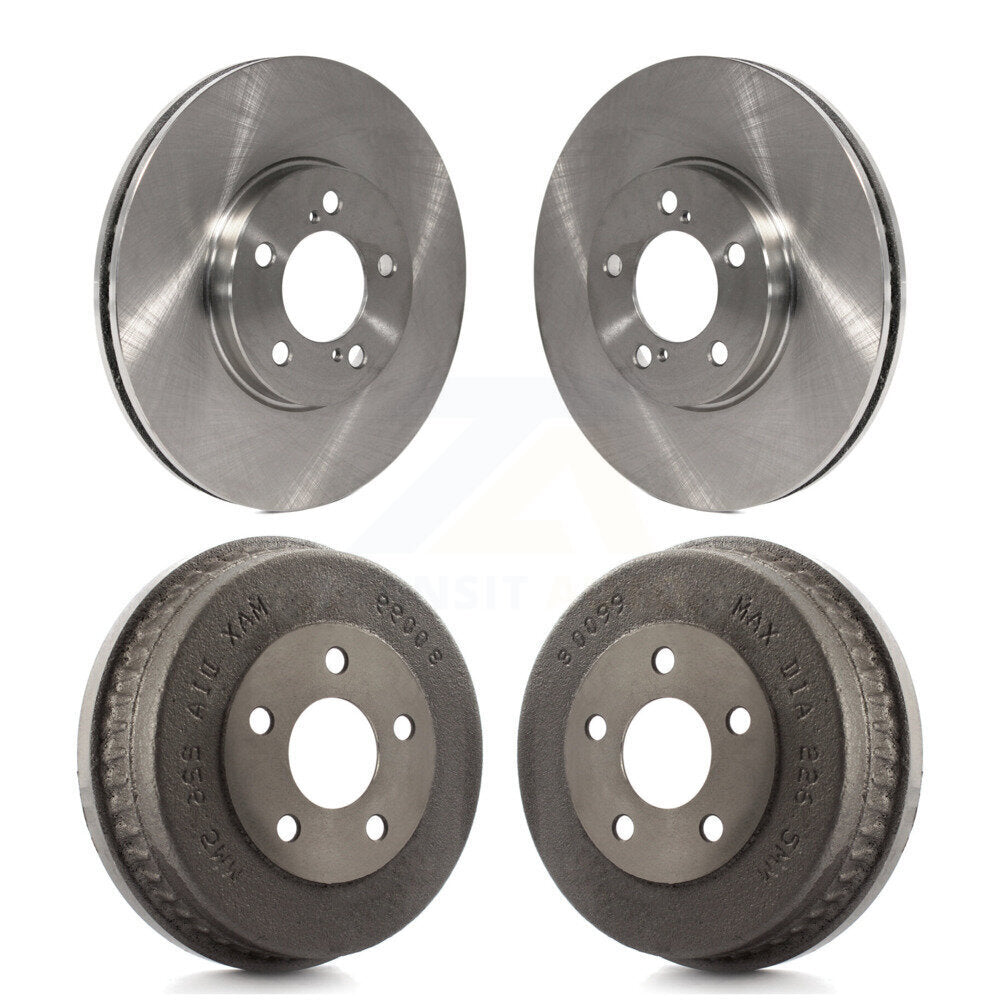 Disc Brake Rotors Drums Kit Front Rear For Ford Taurus Mercury Sable