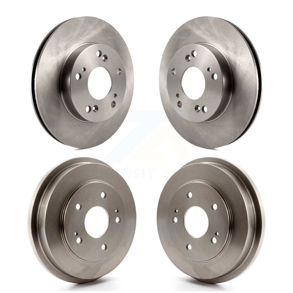 Disc Brake Rotors Drums Front Rear Kit For 2012-2015 Honda Civic Hybrid-L Hybrid