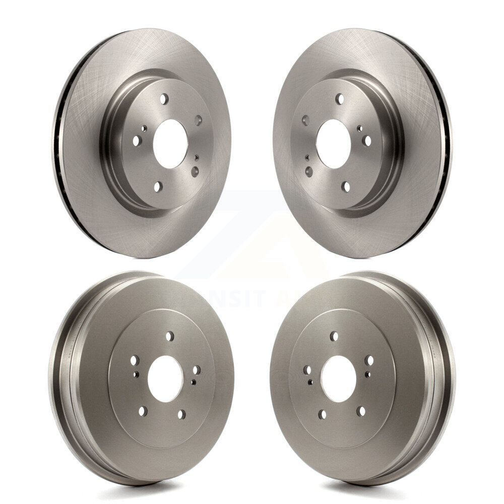 Disc Brake Rotors Drums Kit Front Rear For 2006-2008 Suzuki Grand Vitara