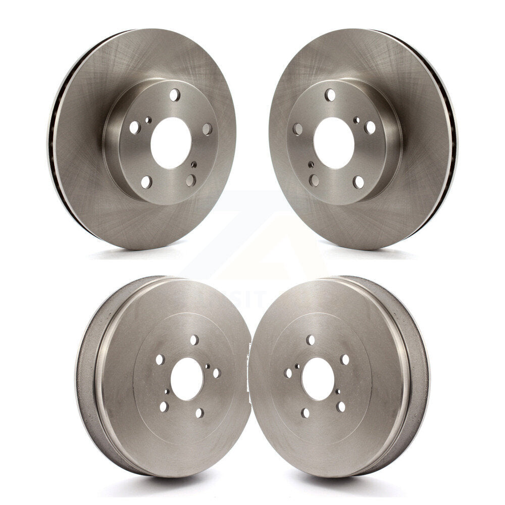 Disc Brake Rotors Drums Kit Front Rear For Toyota Tacoma With 5 Lug Wheels