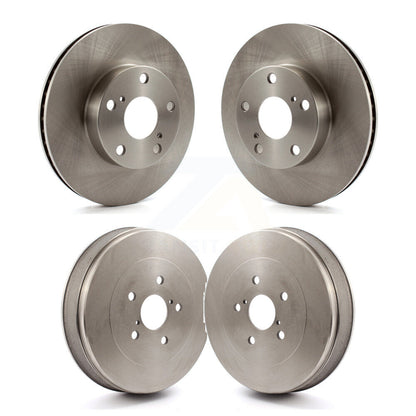 Disc Brake Rotors Drums Kit Front Rear For Toyota Tacoma With 5 Lug Wheels