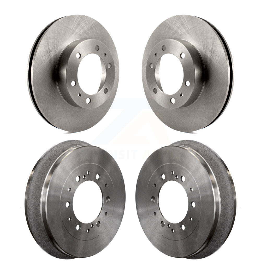 Disc Brake Rotors Drums Kit Front Rear For Toyota Tacoma