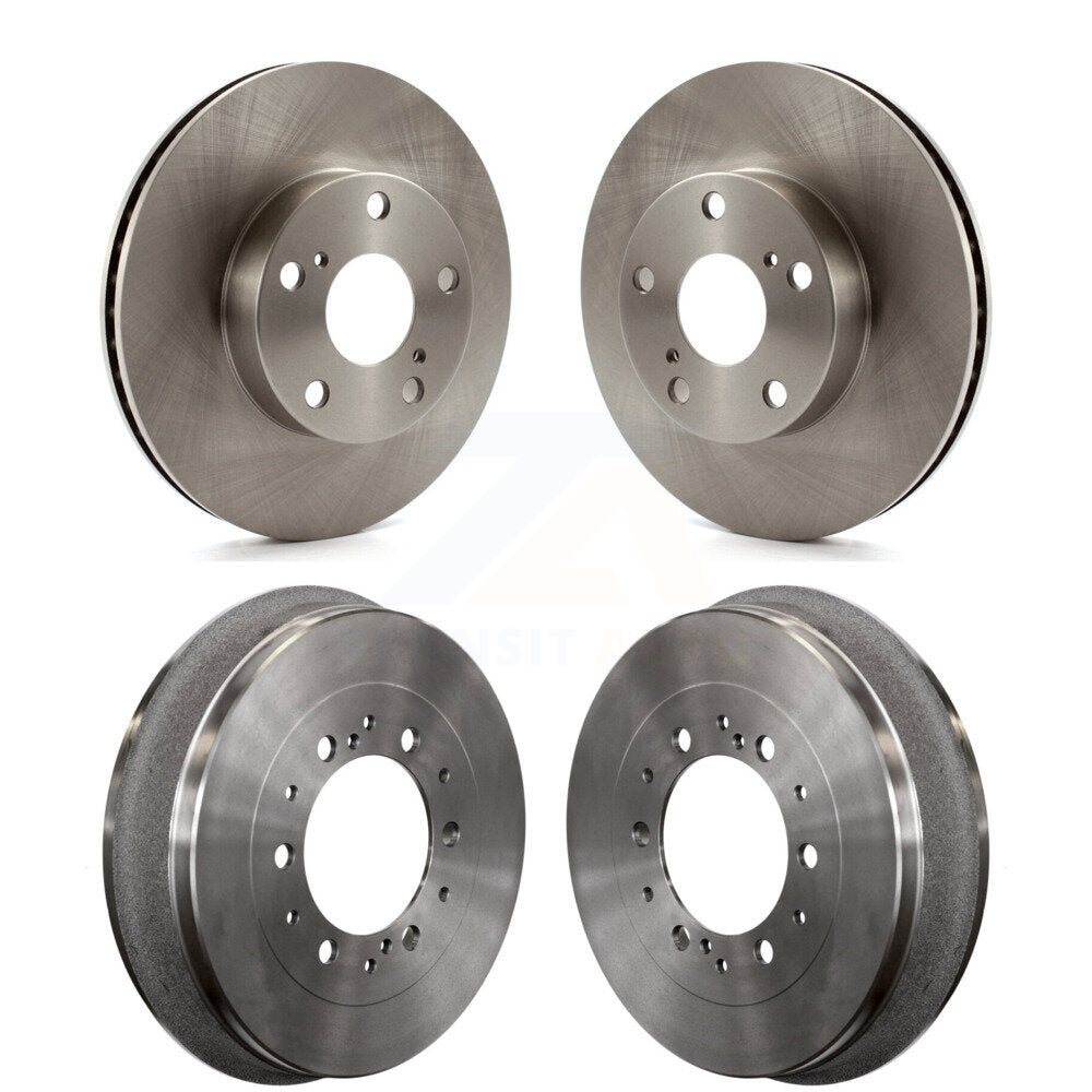 Brake Rotor Drum Kit Front Rear For 2015 Toyota Tacoma 4WD With 5 Lug Wheels