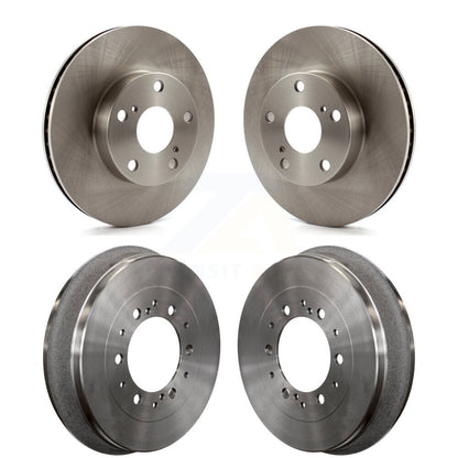 Brake Rotor Drum Kit Front Rear For 2015 Toyota Tacoma 4WD With 5 Lug Wheels