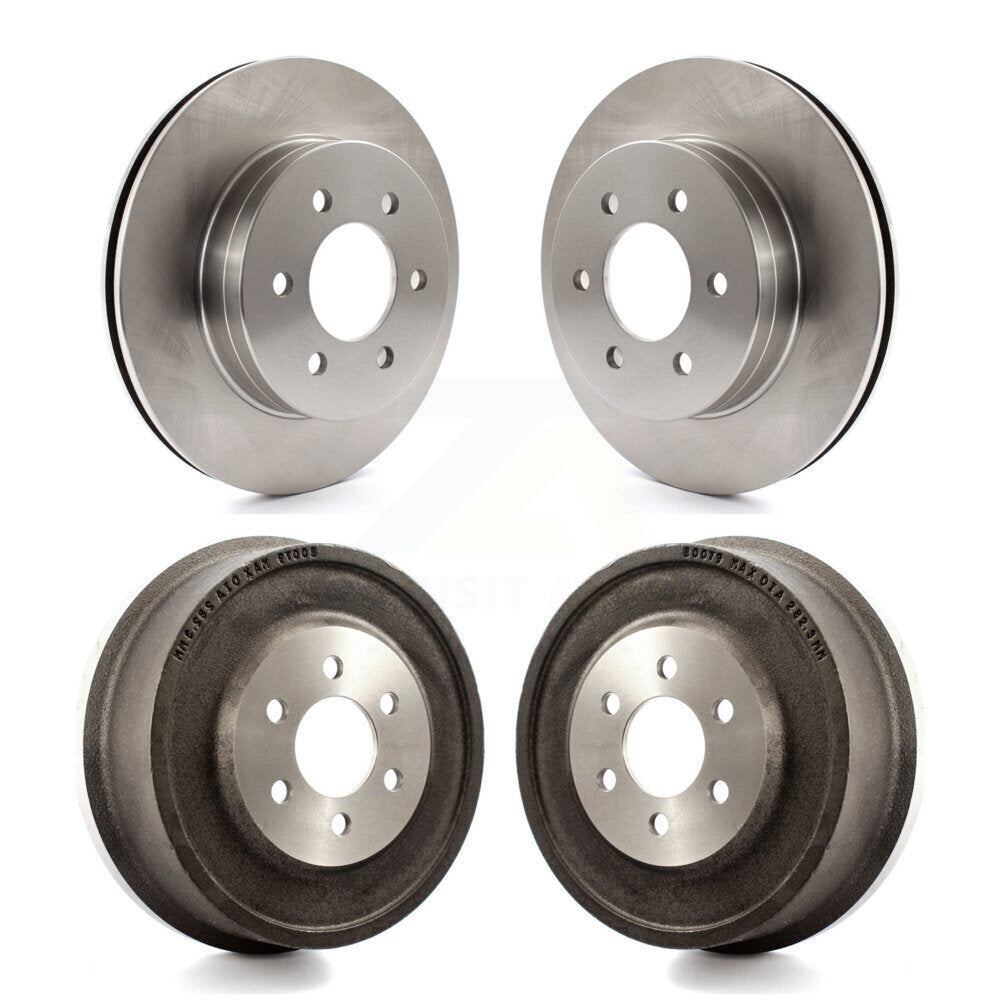Disc Brake Rotors Drums Kit Front Rear For Dodge Dakota Durango