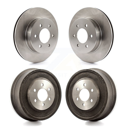 Disc Brake Rotors Drums Kit Front Rear For Dodge Dakota Durango