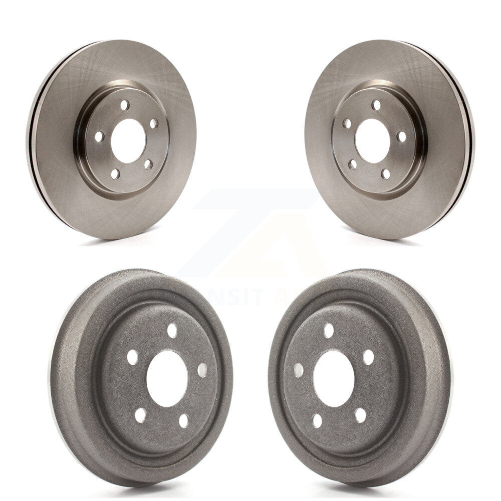 Disc Brake Rotors Drums Kit Front Rear For 2003 Dodge Neon SRT-4