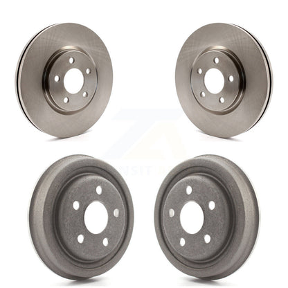 Disc Brake Rotors Drums Kit Front Rear For 2003 Dodge Neon SRT-4