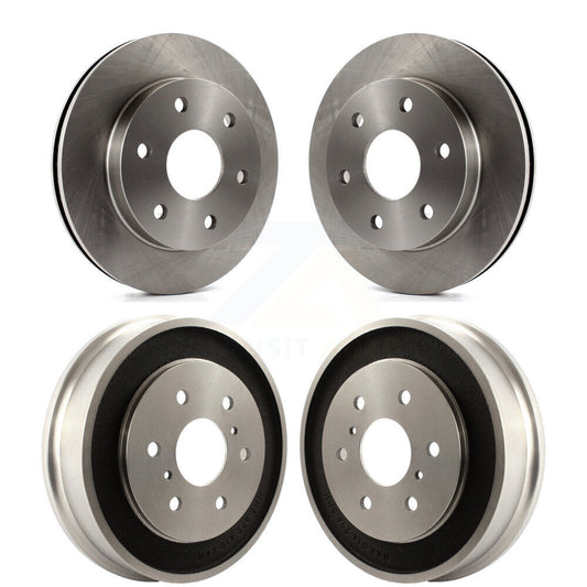Brake Rotors Drum Front Rear Kit For Chevrolet GMC Silverado 1500 Sierra Classic