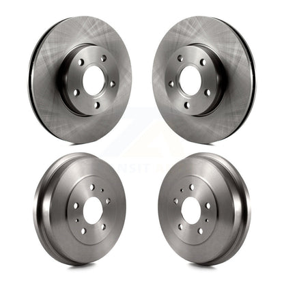 Disc Brake Rotors Drums Kit Front Rear For Ford Focus