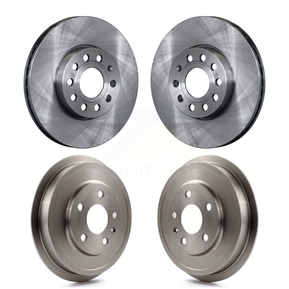 Disc Brake Rotors Drums Kit Front Rear For Volkswagen Jetta Beetle