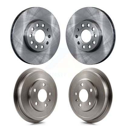 Disc Brake Rotors Drums Kit Front Rear For Volkswagen Jetta Beetle