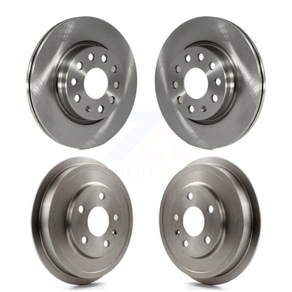 Disc Brake Rotors Drums Kit Front Rear For Volkswagen Jetta