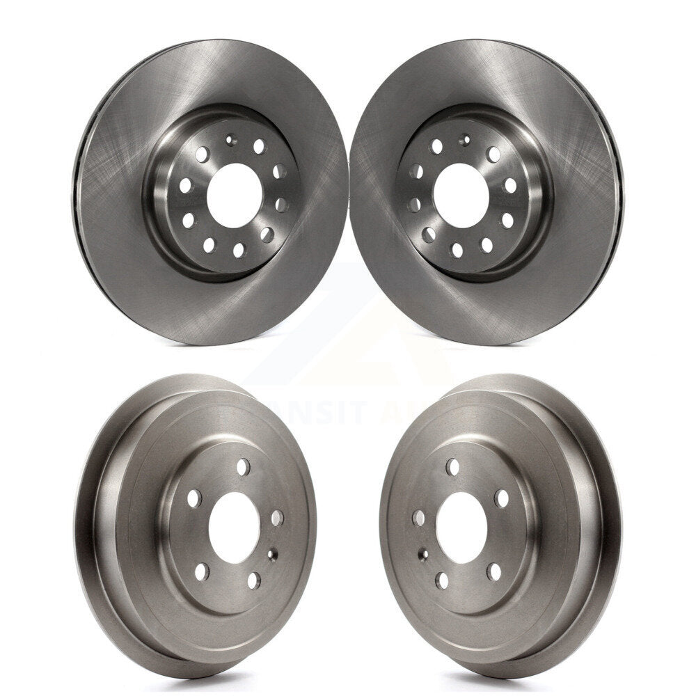 Disc Brake Rotors Drums Kit Front Rear For Volkswagen Jetta Beetle