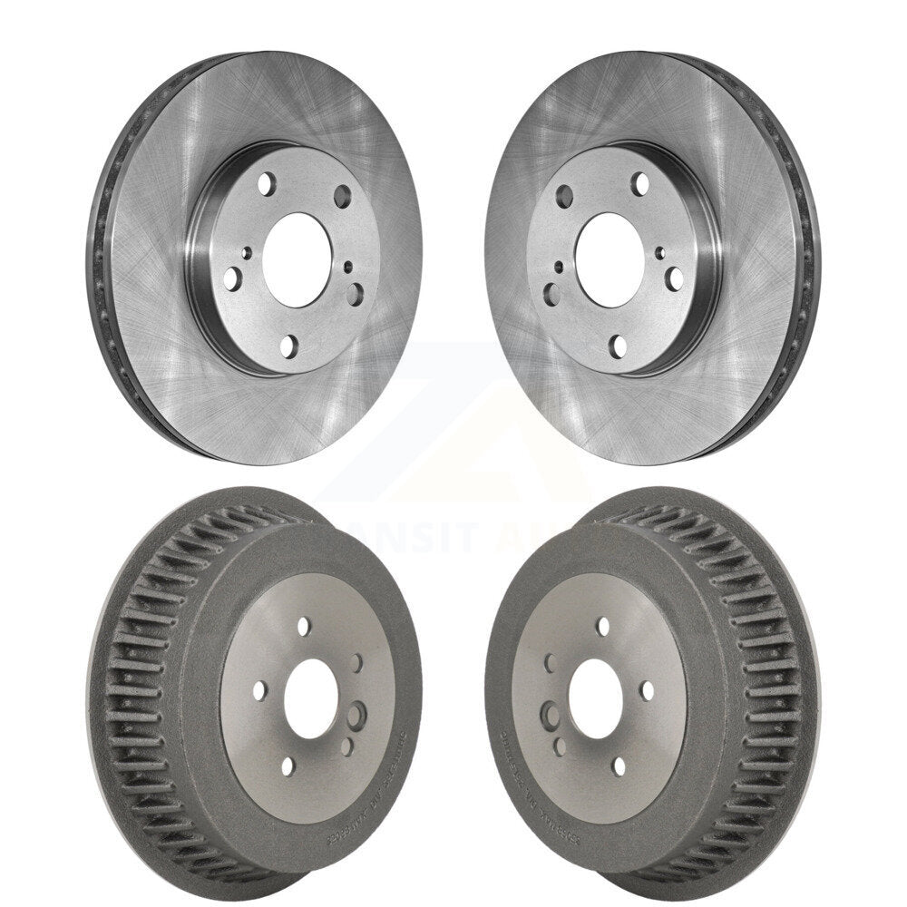 Disc Brake Rotors Drums Kit Front Rear For 1998-2003 Toyota Sienna