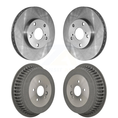 Disc Brake Rotors Drums Kit Front Rear For 1998-2003 Toyota Sienna