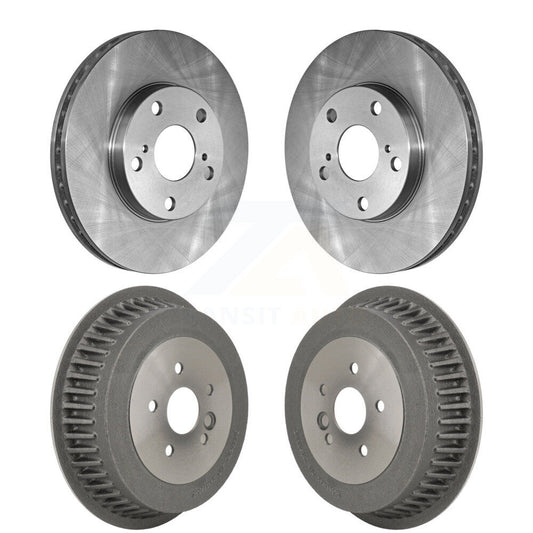 Disc Brake Rotors Drums Kit Front Rear For 1998-2003 Toyota Sienna