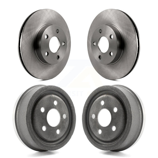 Brake Rotors Drum Front Rear Kit For Chevrolet Cavalier Pontiac Sunfire Grand Am