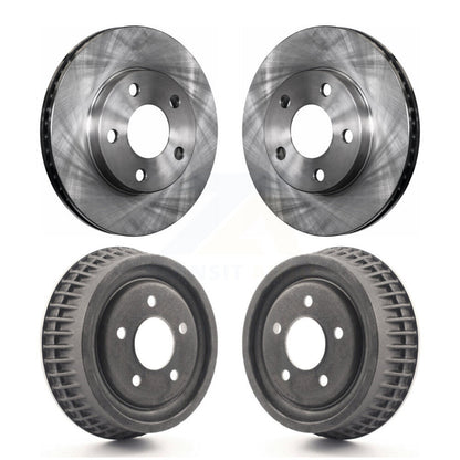 Brake Rotor Drum Front Rear Kit For Pontiac Grand Am Chevrolet Malibu Oldsmobile