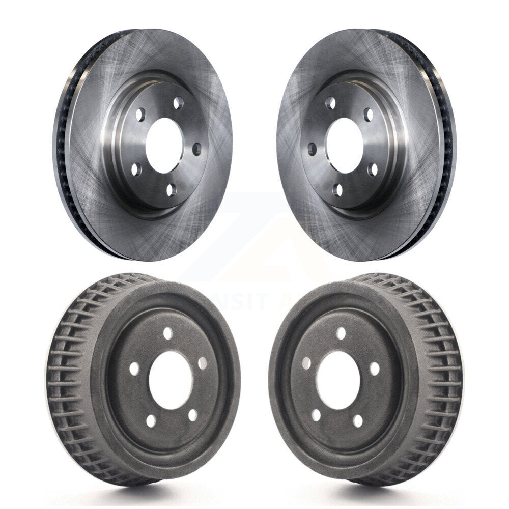 Disc Brake Rotors Drums Kit Front Rear For 2005 Pontiac Montana AWD
