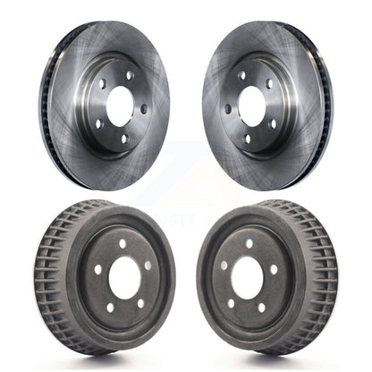 Disc Brake Rotors Drums Kit Front Rear For 2005 Pontiac Montana AWD