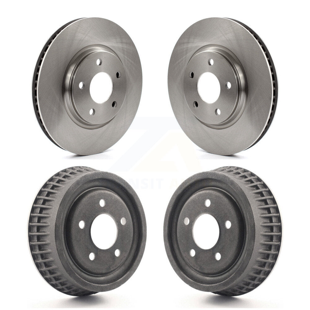 Disc Brake Rotors Drums Kit Front Rear For Chevrolet Malibu