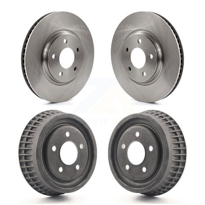 Disc Brake Rotors Drums Kit Front Rear For Chevrolet Malibu