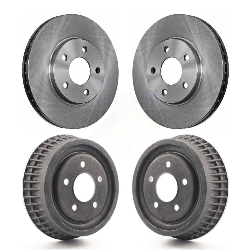 Disc Brake Rotors Drums Kit Front Rear For Chevrolet Malibu